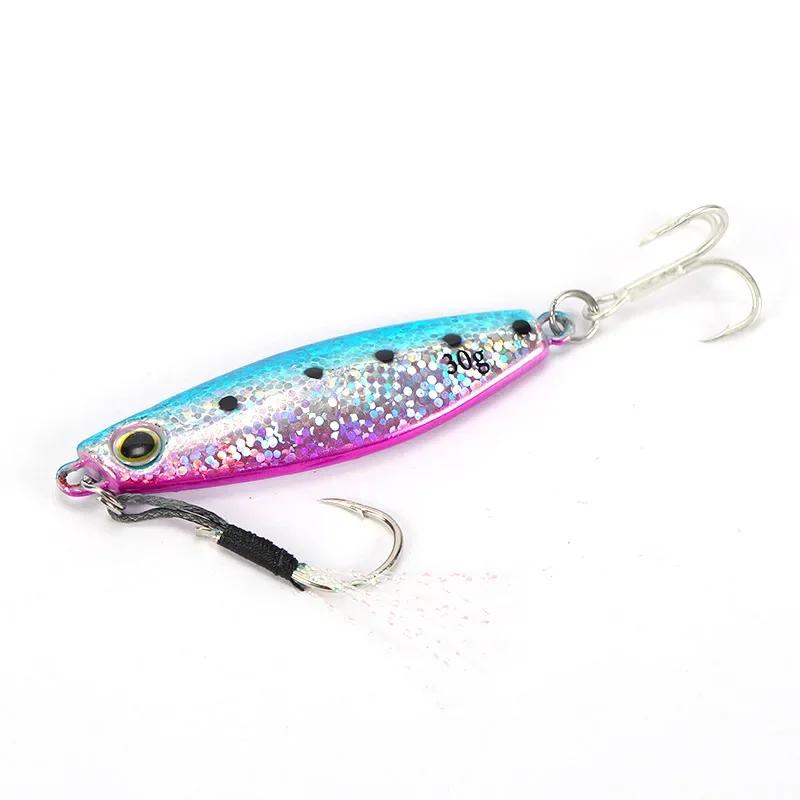 Metal Cast Jig Spoon 10g 20g Shore Casting Jigging Fish Sea Fishing Lure Artificial Bait Tackle 4