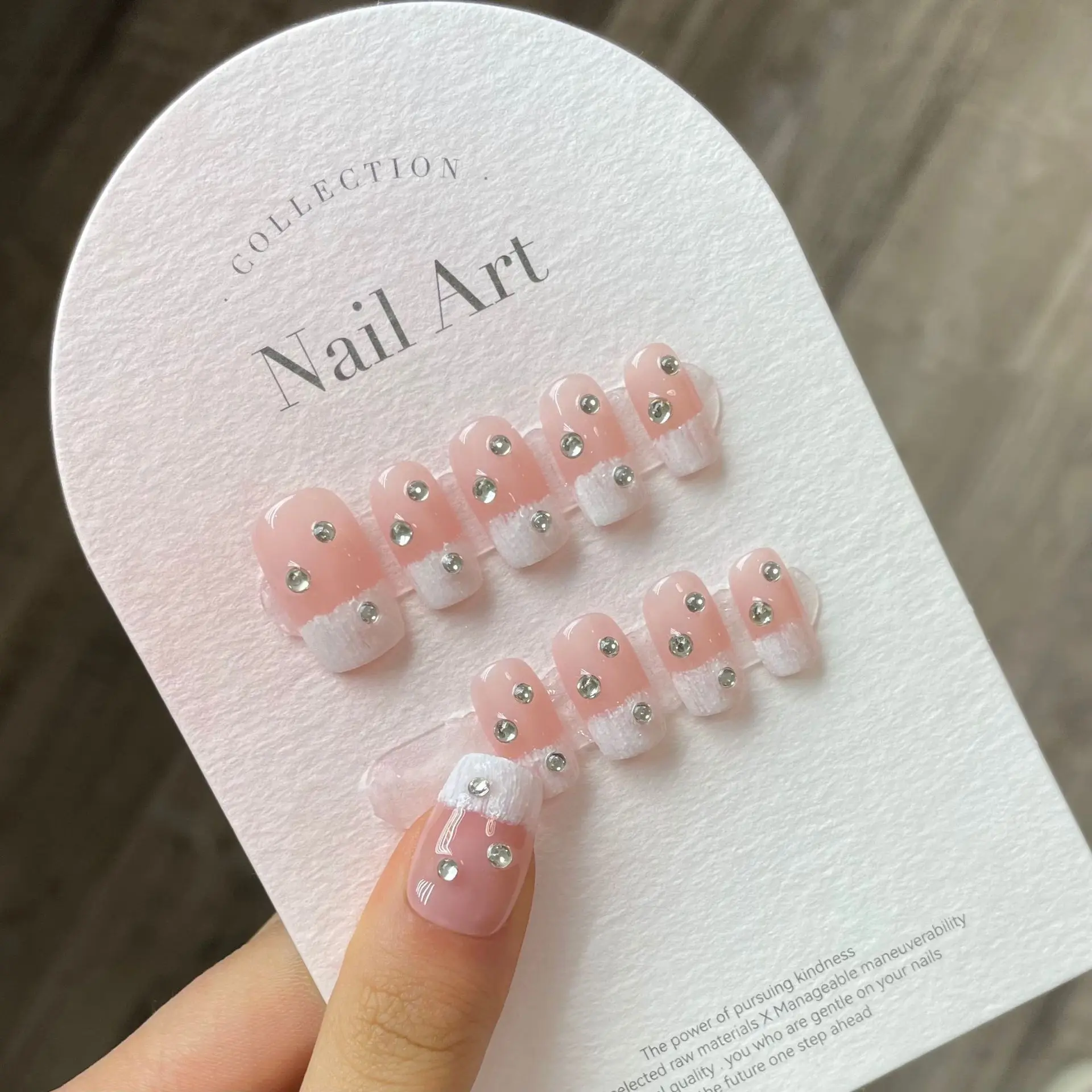 Luxury Handmade French Press On Nails Image 1