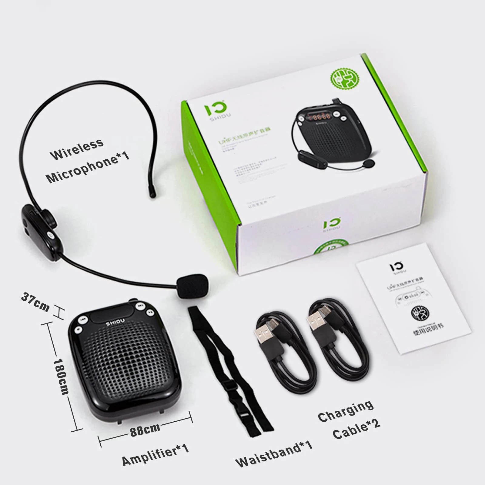 SHIDU 10 واط محمول بلوتوث مضخم صوت لاسلكي للمعلمين...