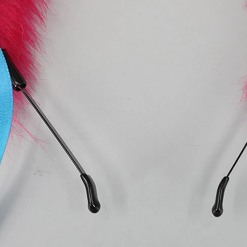 

Sweet Woman Students Photoshoots Hairband with Mini Decors Ears Headbands Rose Red Cartoon Hair Hoop