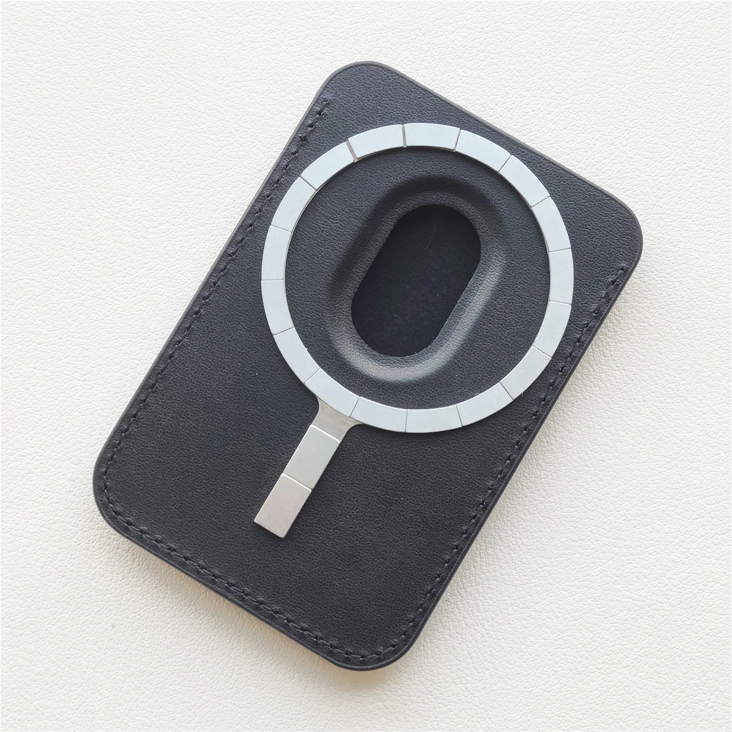 Magsafe 자기 지갑 포켓에 대 한 10Pcs DIY 강력한 자석 반지 스티커 플레이트 내부 범용 휴대 전화 카드 홀더 가방