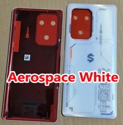 Premium Back Battery Cover Housing for Xiaomi Black Shark 5 Pro - Durable Rear Case with Adhesive (Aerospace White)