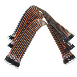 Versatile Jumper Wire DuPont Line Cable Set - Male & Female Connections (10CM to 40CM) - Male to female (40cm)