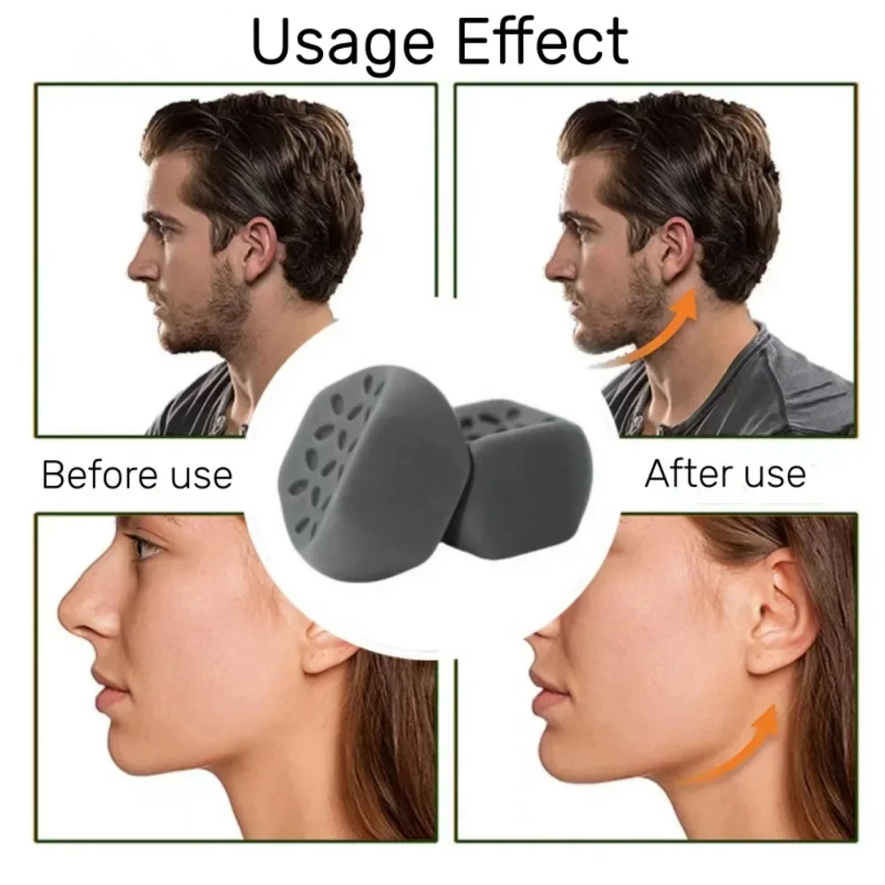 New Jaw Exerciser Ball 40/50/60LBS Jaw Chin Line Trainer Face Facial Muscle Trainer Chew Ball Training