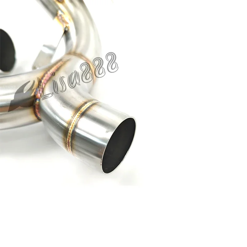 Per Ducati Multistrada 1260 / S 2018 2019 2020 MTS1260 MTS 1260 1260S Fuga Silenziatore Di Scarico Moto Collegamento Tubo Slip-on - immagine 2