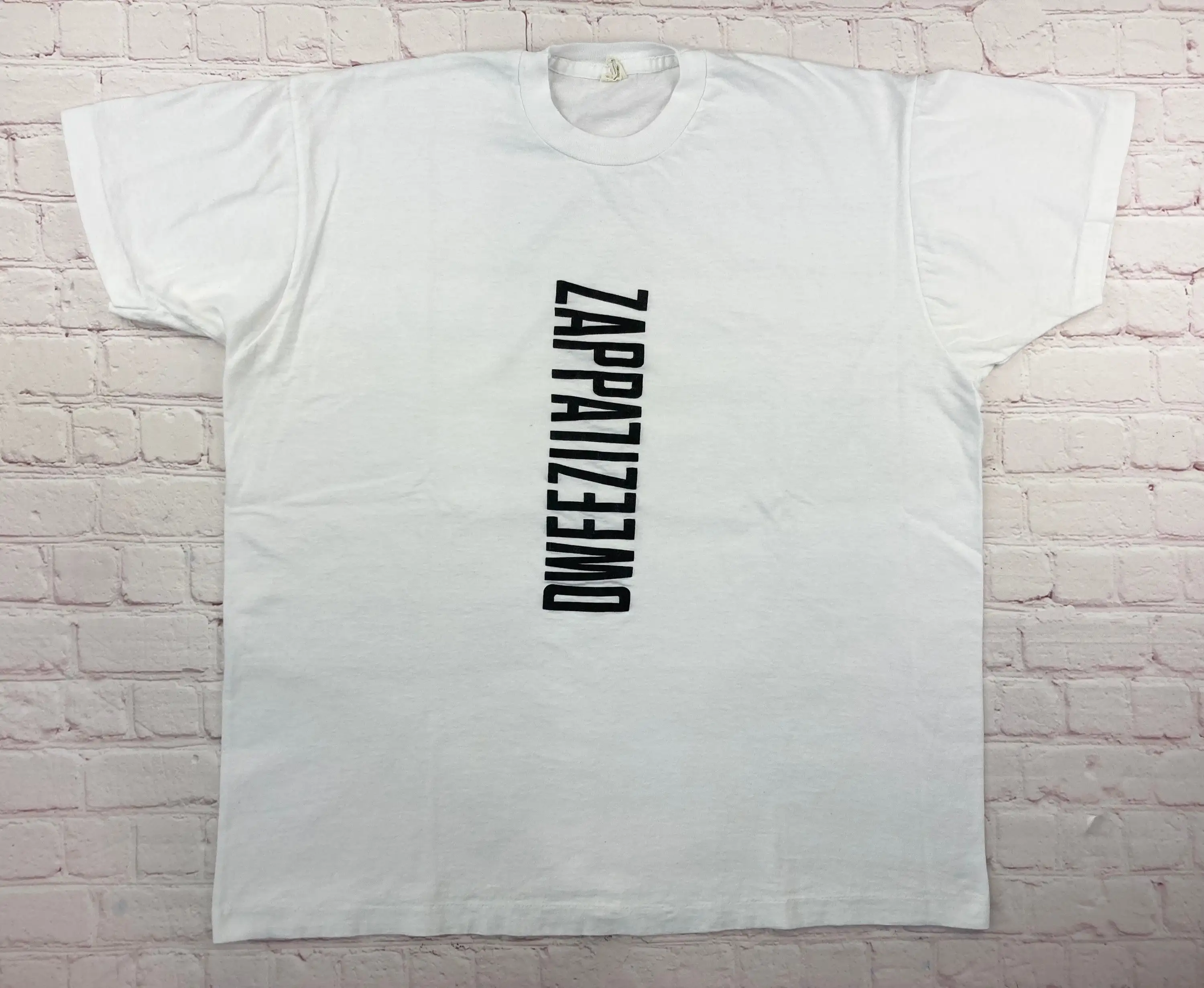 T-Shirt Vintage Originale 1980S Zappa Dweezil By Screen Stars.
