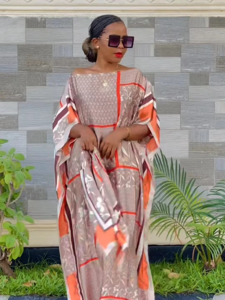 2023 móda plavky cover-up kaftan bohémský boho maxi šaty bavlna léto vestidos mujer verano kimono mujer