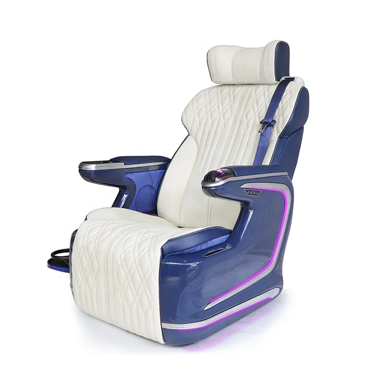 

Comfortable Electric Center Control Car Aero Seat With Smart Touch Panel Wireless Charger And 128 Color Tuning Light For Sienna