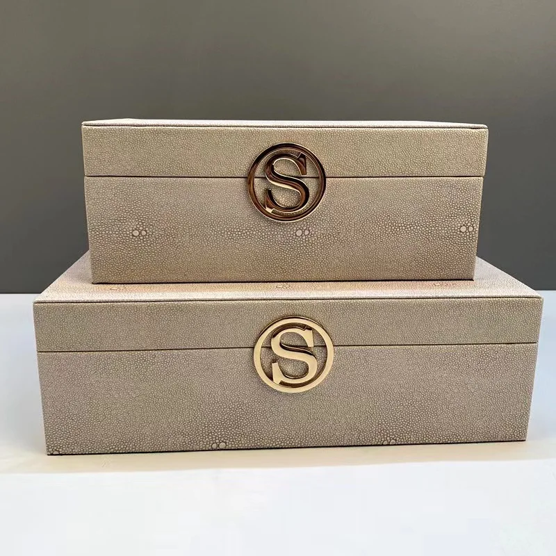 Large Jewelry Box Velvet Tray Ring Necklace Bangles Jewelry Boxes Organizer Earrings Display Women Portable Accessories Storage