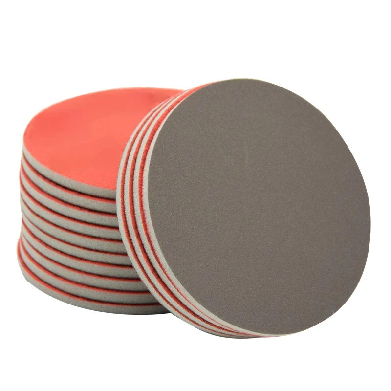 5 Inch 125mm Sandpaper Back Velvet Sponge Sanding Paper Marble