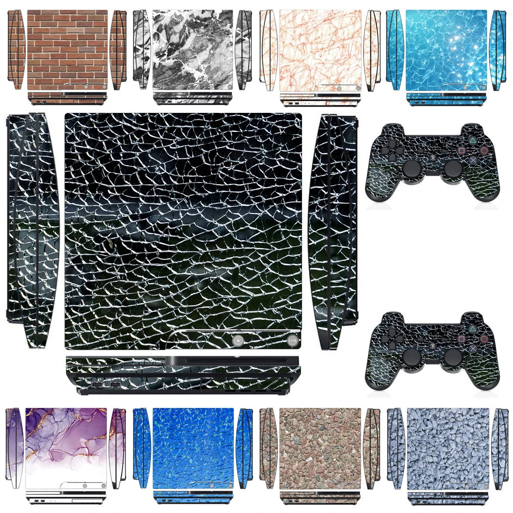 Stone 1712 Vinyl Skin Sticker Protector Per Sony Ps3 Slim Playstation 3 Slim E 2 Adesivi Per Pelli Controller