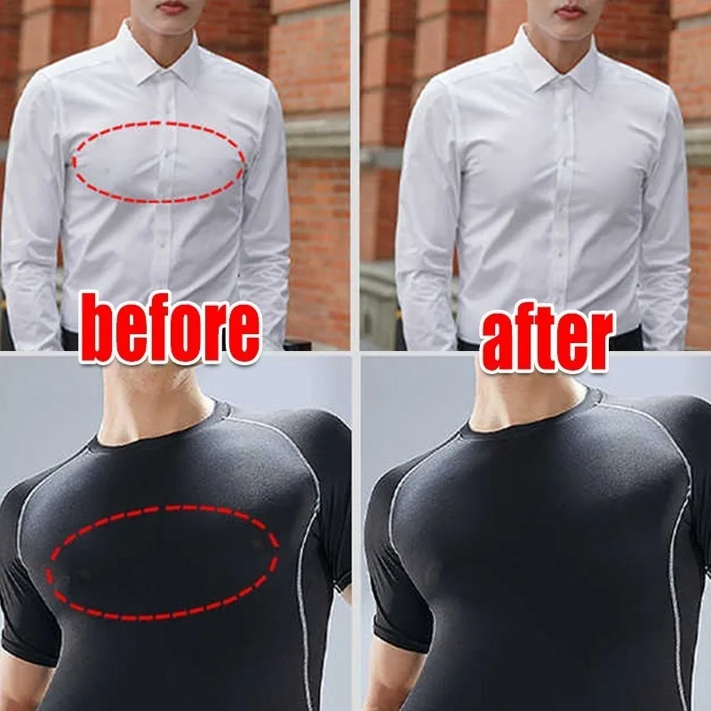2-10pcs Invisible Men's Nipple Patch Anti Protruding Point Anti Light Leakage Silicone Chest Patch Seamless Thin Design 4
