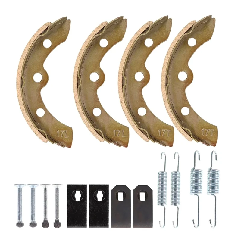 Brake Shoes & Spring Kit For Club Car DS Gas And Electric Carts 1995-Up 101823201, 1018163-01,1011466