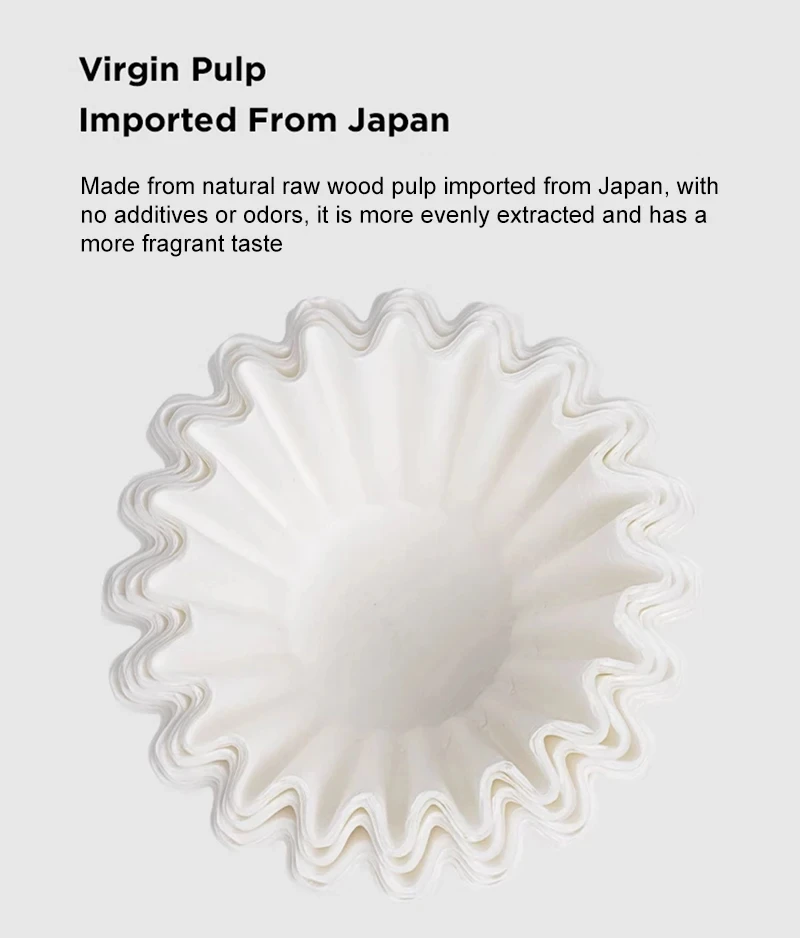 أوراق فلتر قهوة ورقية 50 قطعة