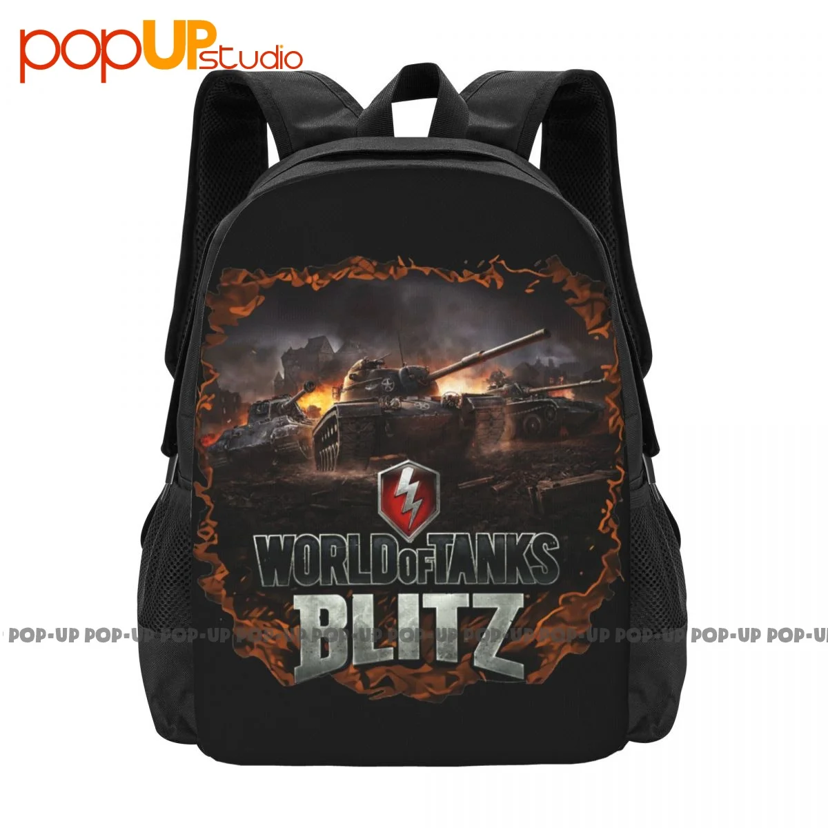 World Of Tanks Blitz Tank Game Zaino Russo Blindato Zaino Da Equitazione Con Stampa Artistica Di Grande Capacità
