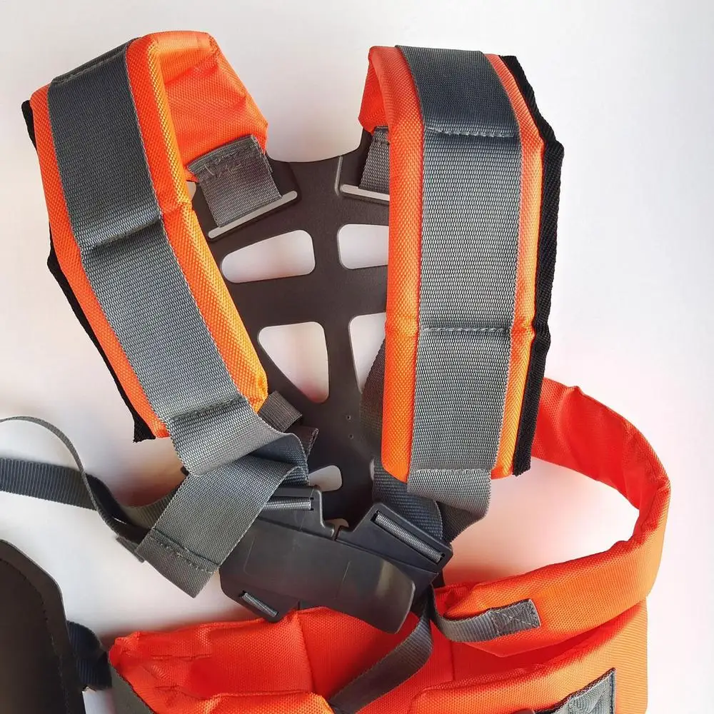 Gurt für Rasenmäher, verstellbarer Grastrimmer, doppelter Schultergurt, Trimmer, Freischneider, Kabelbaum, Gürtel, arbeitssparender Mähergürtel – Detail 8