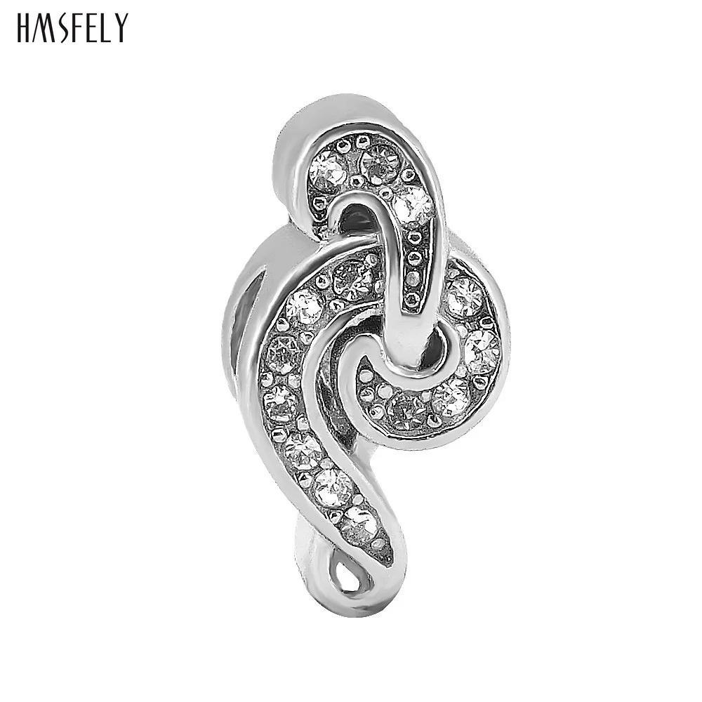 

HMSFELY Stainless Steel Music notes Beads For DIY Chains Necklace Jewelry Making Accessories Bracelets Parts