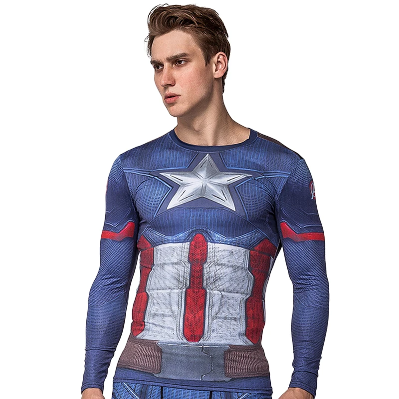 Cody Lundin Marvel Polyester Spandex Sport T Shirt Fitness Quick