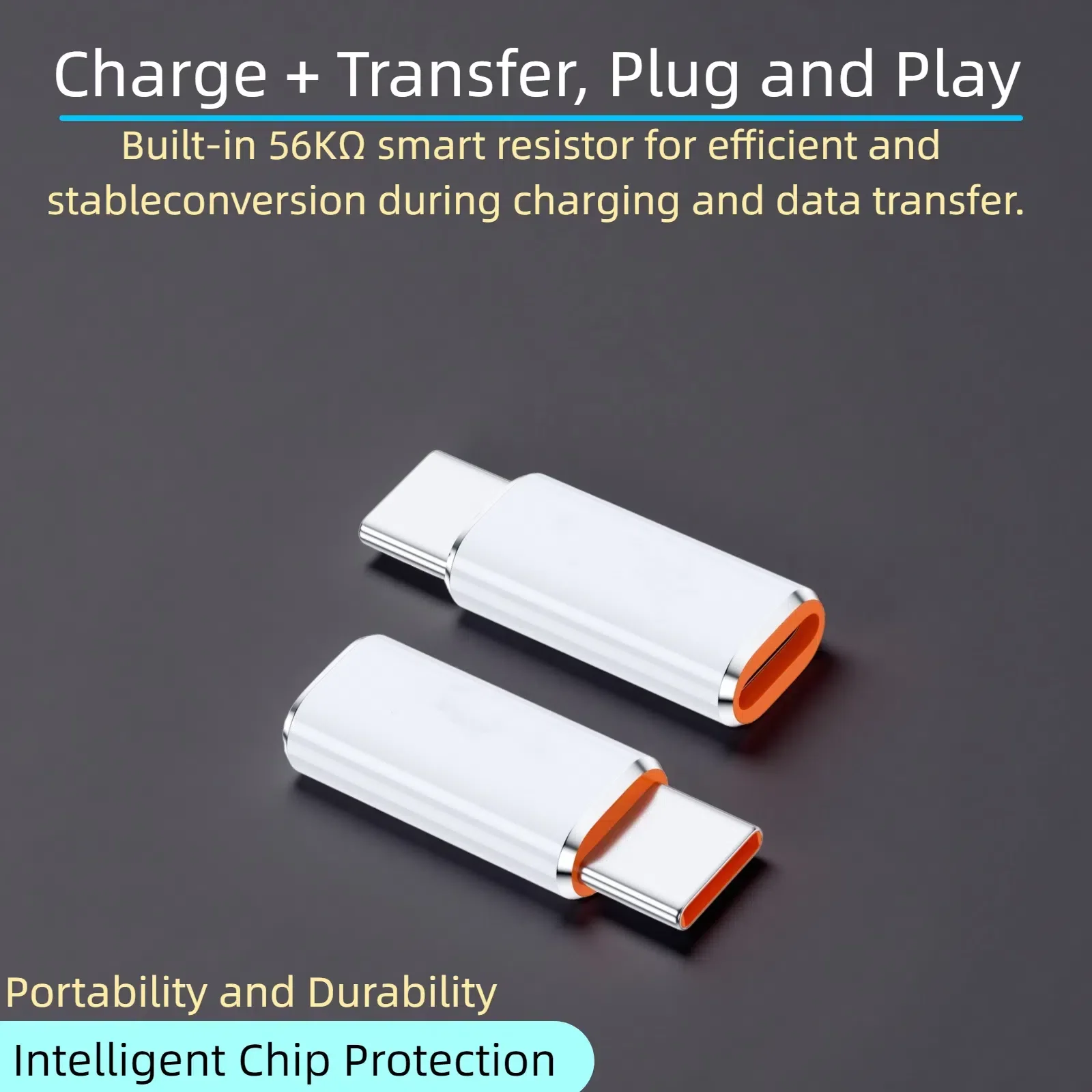 ? USB C 어댑터 컨버터 USB 타입 C(수) - 마이크로 USB(암) OTG 어댑터 타입-C 커넥터