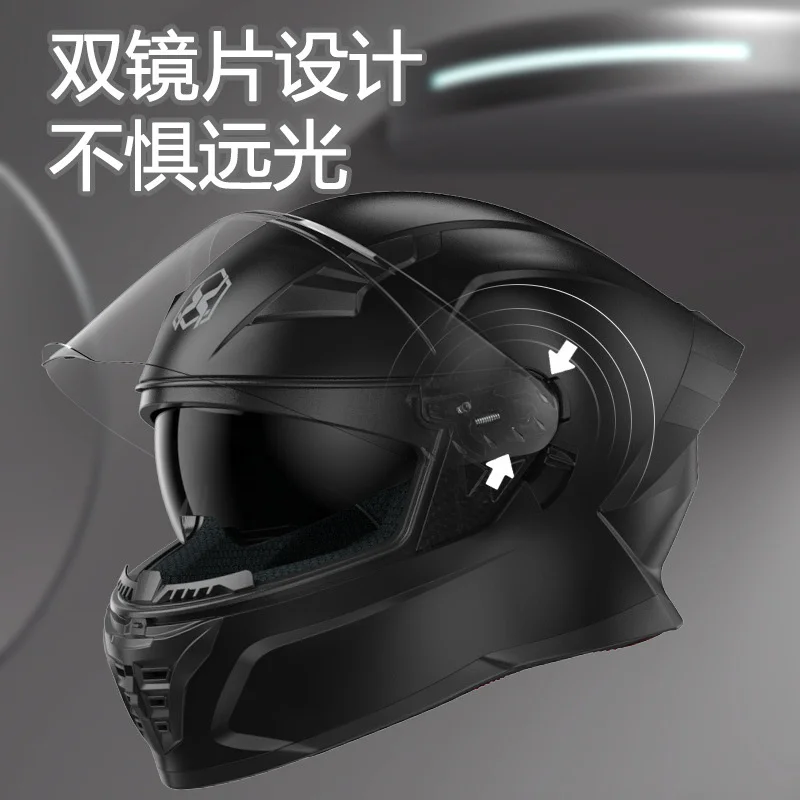 Cascos de Moto de carreras para hombre y mujer, cascos integrales de cara  completa, aprobado por DOT, con visera antivaho, casco Kask Venom DOT -  AliExpress