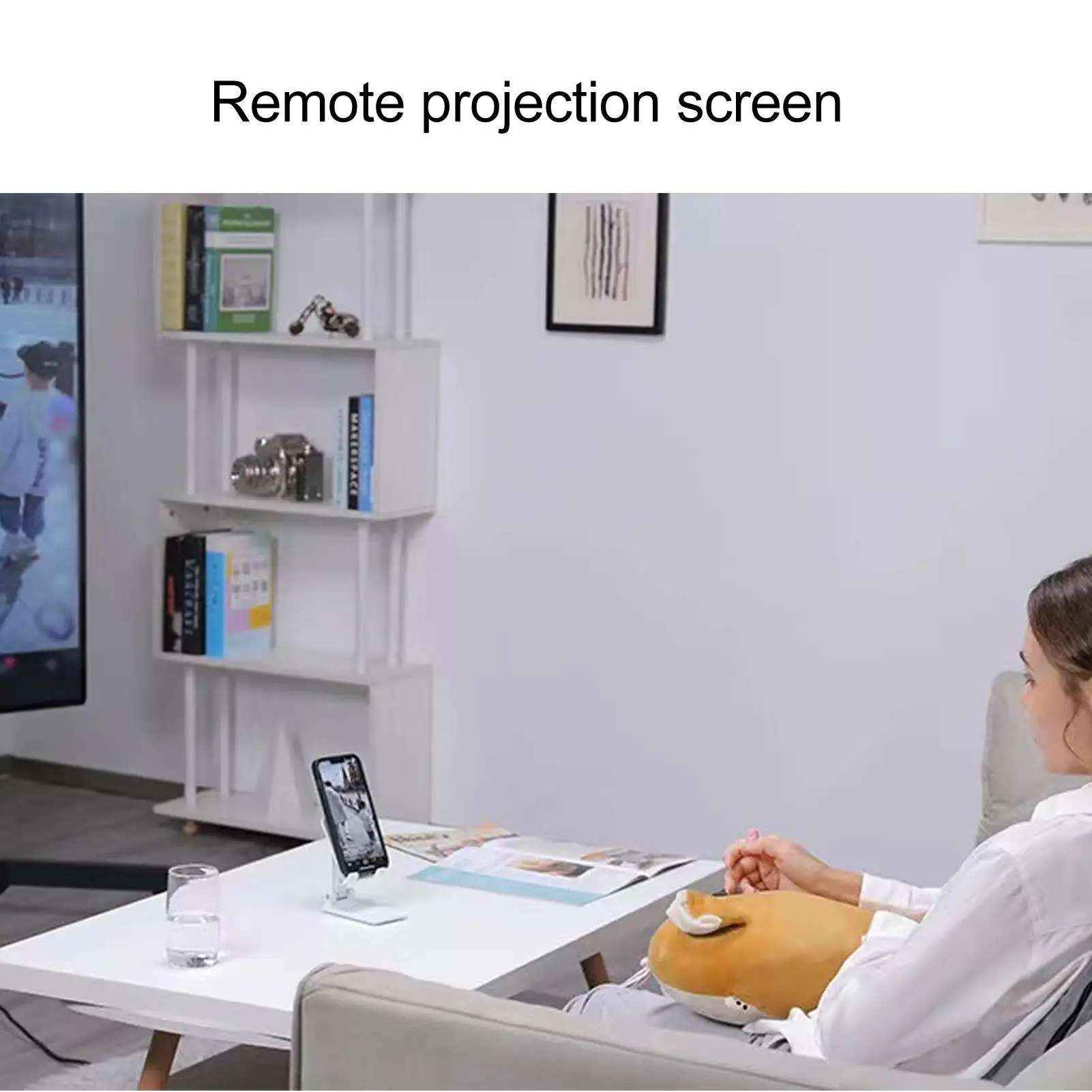 Ergonomic APP Page Turner Remote Control-ABS-Duration Scrolling for Video Playback