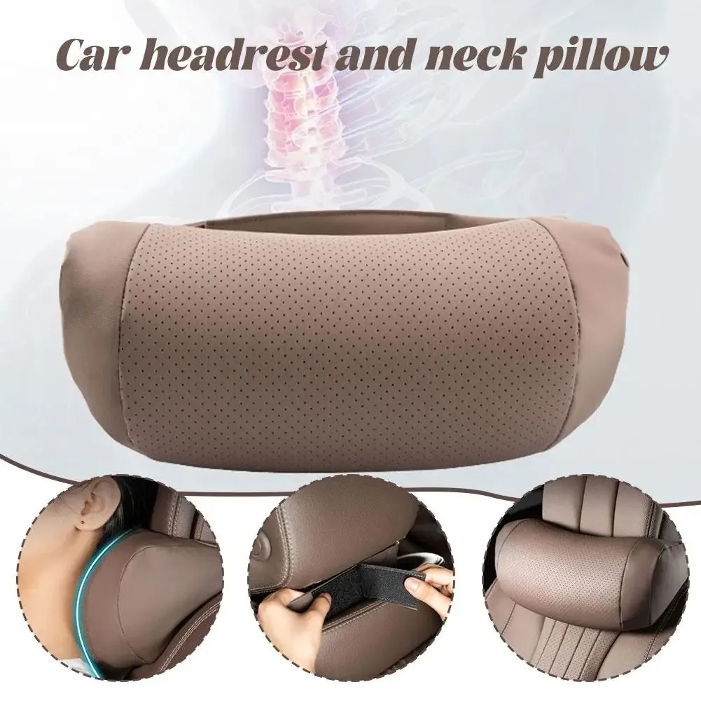 Universal 3D Neck Pillow - Soft, Fluffy, and Comfortable Travel Headrest for Car Seats