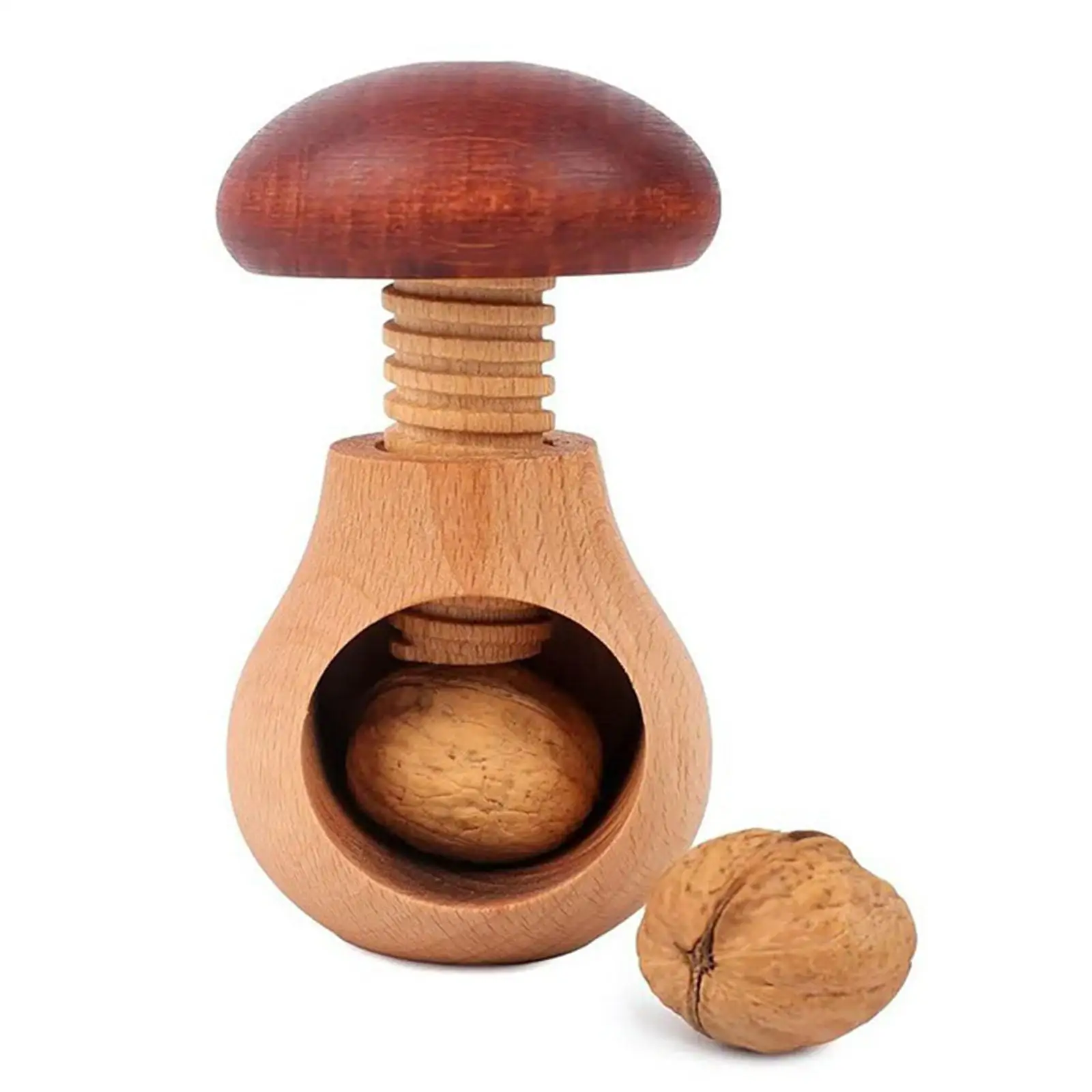 Manual Nutcracker Cute Mushroom Multifunctional for Easy Cracking Kitchen Tool Nut Opener Plier for Nuts Pecans Almonds Walnut