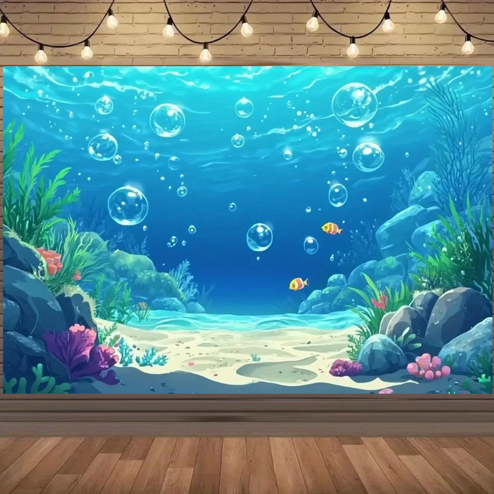 Unterwasserwelt, Ozean, Hintergrunddekoration, Banner, Sonnenlicht-Thema, Hintergrund, Foto, Fisch, Koralle, Porträtfotografie, Requisite, Kindergeschenke – Detail 13