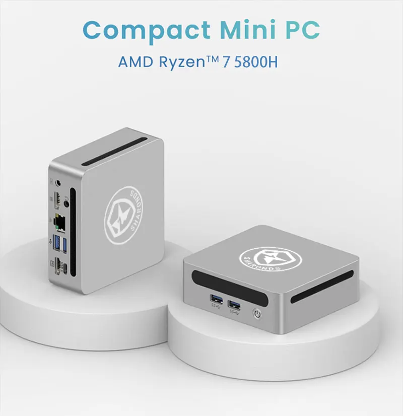 シルバーミニPC 32GB+1TB AMD 5800h Amazon.com: Beelink SER5 MAX Mini PC, AMD Ryzen 7 5800H (8C