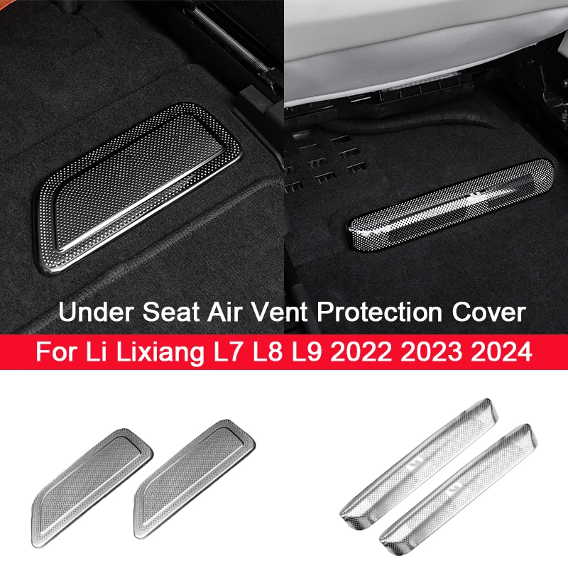 

For Li LiXiang L7 L8 L9 2022 2023 2024 Underseat Air Conditioning Vent Protective Cover for Leading Ideal LiXiang L7 L8 L9