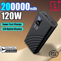 ONEPLUS Power Bank 500000mAh 120W Super Fast Charging Large Capacity Battery Charging Powerbank For IPhone Xiaomi Samsung Huawei