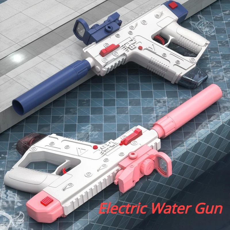 Children Summer Toys Vector Electric Water Gun Shooting Large-capacity Water Spray Outdoor Toy Boys Birthday Gifts For Kids 2