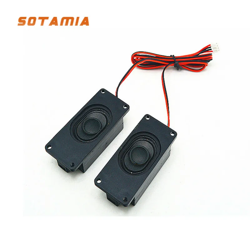 Sotamia 2Pcs Mini Driver Portatile Per Altoparlanti Audio Tv 8 Ohm 2W Altoparlante Per Pc Pubblicitario Fai-Da-Te Altoparlante Per Computer Per Home T