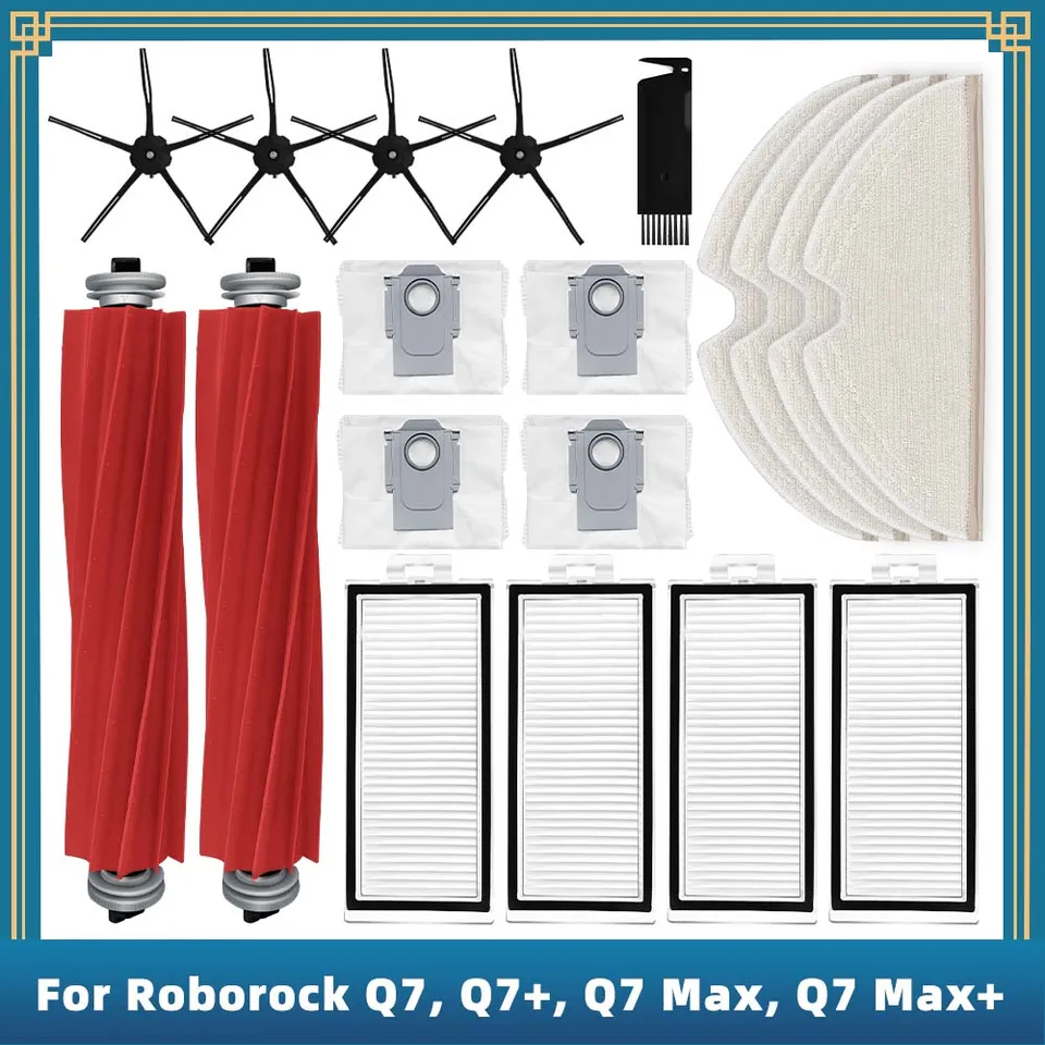 22pcs - Toutes Les Pièces De Rechange D'aspirateur Robot Xiaomi Mijia 1-1S,kit D'accessoires