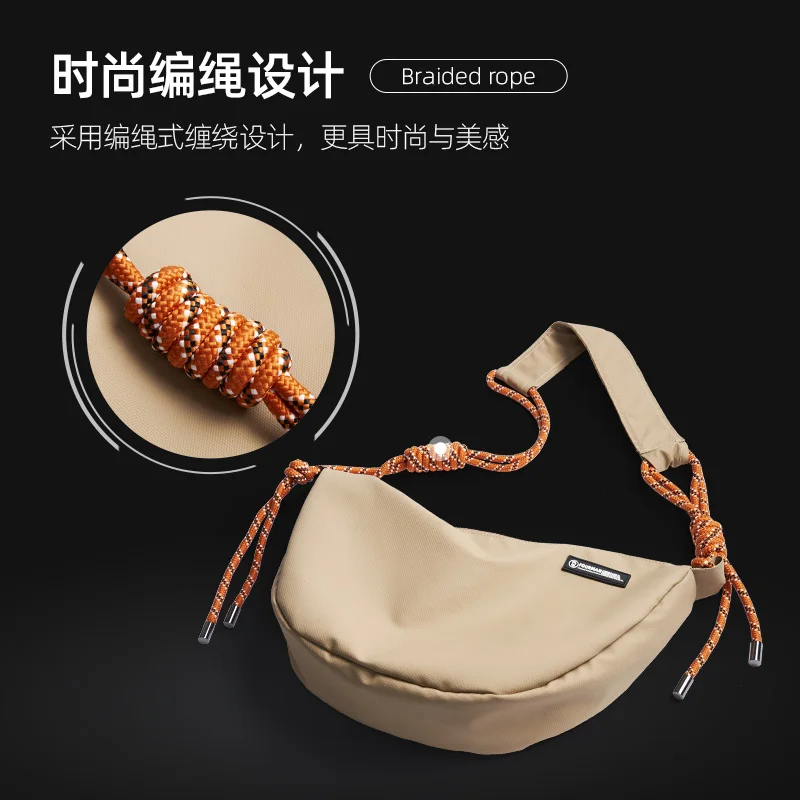 Mini Utility Rope Crossbody Bag For Travel