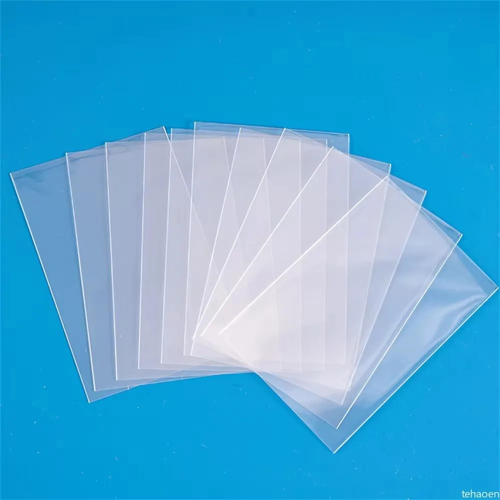 50pcs New 3 Inch Kpop Card Sleeves Clear Stationery Album Binder Game Card Holder Photo Popcorn