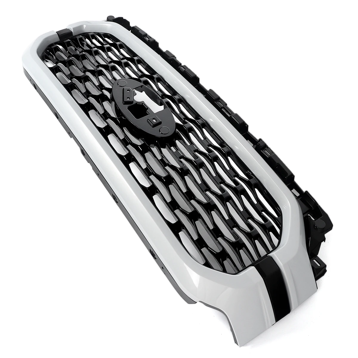 Avalanche Grey Front Upper Bumper Grille Fit For 2021-2023 Ford F150 F-150 XL XLT Honeycomb Air Inlet Mesh Grills Magickit - Image 5