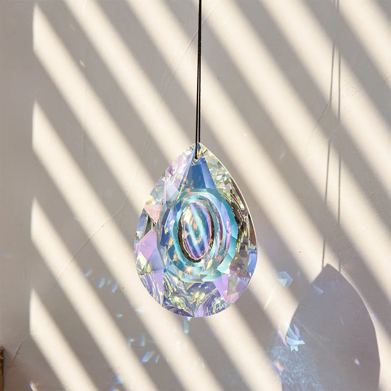 Hanging Chandelier Crystals Prisms for Window Suncatchers Chandelier Parts Rainbow Maker Pendants
