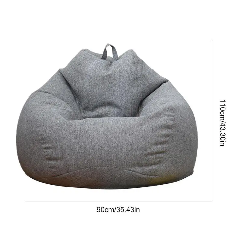 Large Bean Bag Chair Sofa Cover Comfortable Outdoor Lazy Seat Bag Couch Cover Without Filler For Adults Kids Tatami Chairs