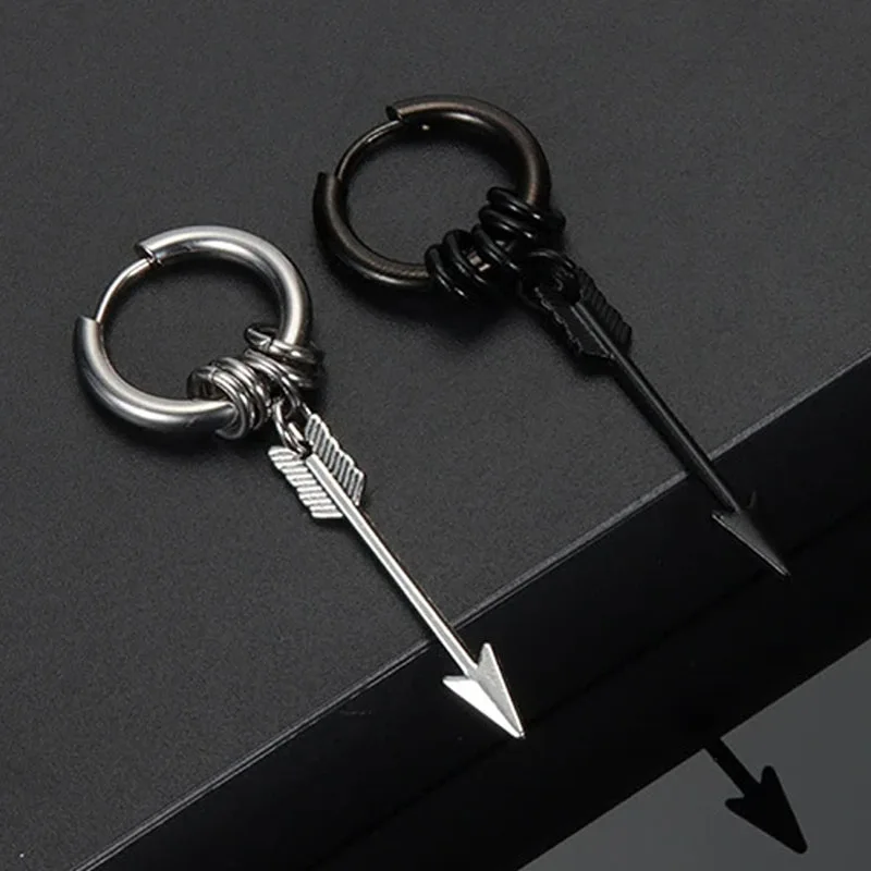 

Серьги-гвоздики из нержавеющей стали в стиле панк-рок, 2 шт.