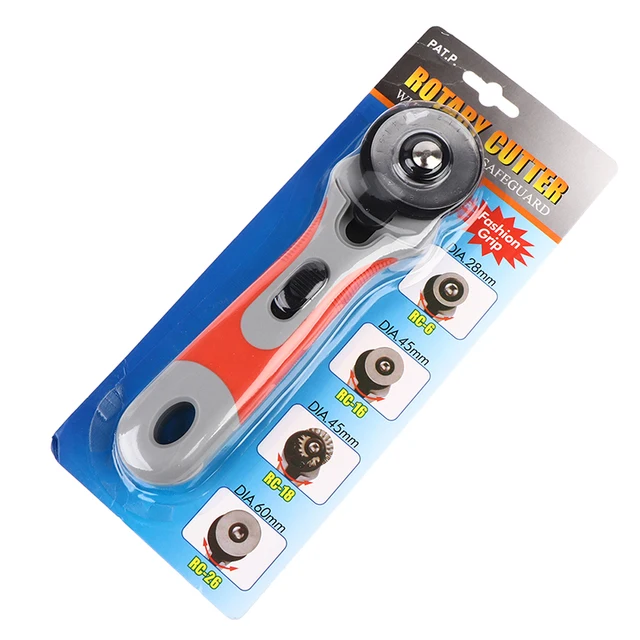 Taglierina Circolare Per Tessuti 45mm - Con 6 Lame Di Ricambio Per Cucito E Fai Da Te - Foto 2