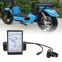 Compteur LCD pour vélo électrique, 5 broches, 24V, 36V, 48V, 60V, universel pour Scooter électrique M5, panneau LCD pour vélos électriques 31.8 22.2mm 2