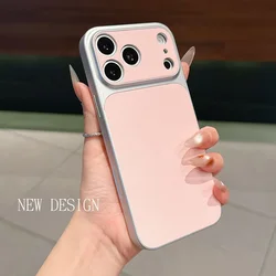 Luxury Leather Texture Ultra - Thin Matte Soft Shell Case - Colorful Design - iPhone 17 Pro (Pink)