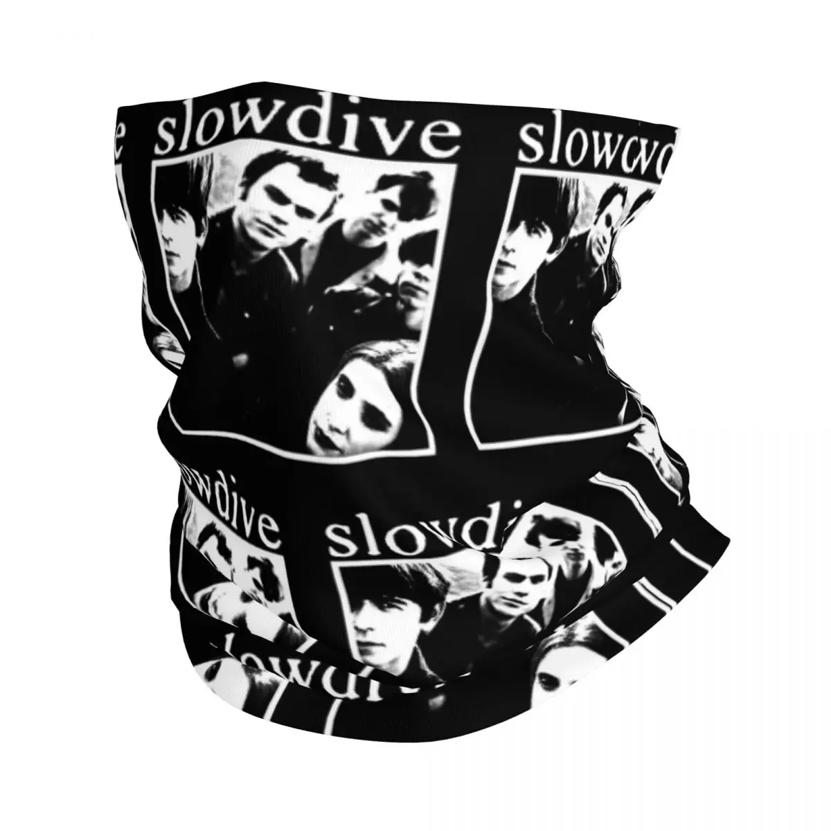 

Slowdive Rock Neck Gaiter Printed Unisex Face Mask Scarf Warm Headband Hiking Windproof