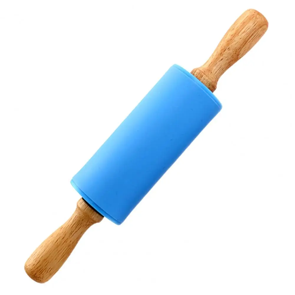

Children Rolling Pin Toy Silicone Pastries Roller Children's Diy Baking Tools 2 Pcs Food Grade Silicone Non-sticky Rolling Pins