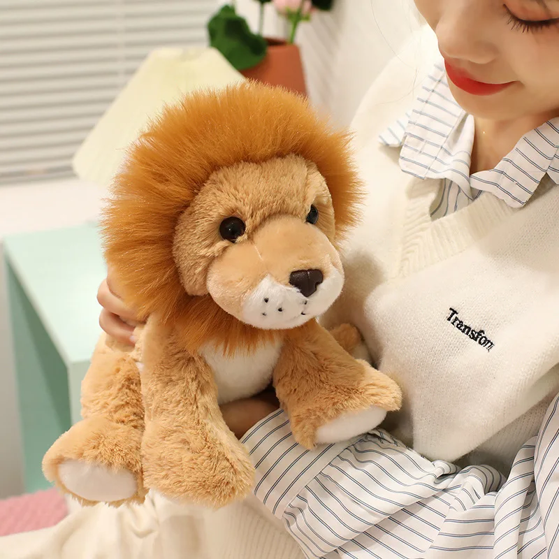 Kawaii Super Soft Lion Plush Toys Movie Stuffed Animals Cartoon Lion Dolls Toys for Kids Room Decor Girls Boys Birthday Gifts