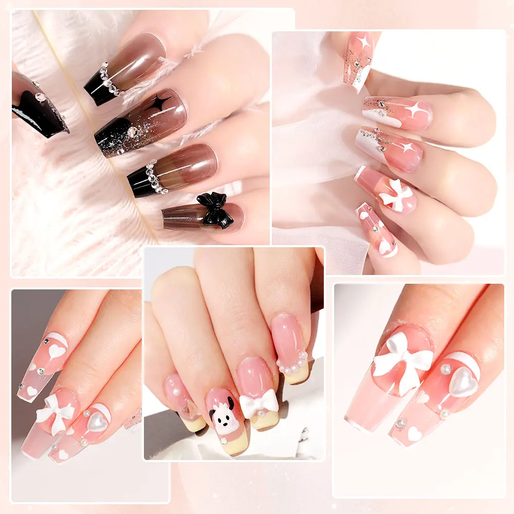 Limegirl Acrylic Manicure Kit UV LED Light Semi-Permanent Gel Varnish Kit Gel Extension Nail Kit Dryer Soak Manicure Tool Kit 6