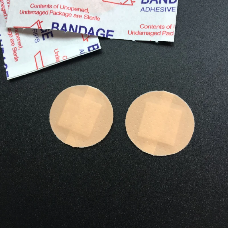 50pcs/set Round Band Aid Wound Plasters Skin Patch Transparent Non-transparent Adhesive Bandages Patch Skin Dressing Woundplast 5