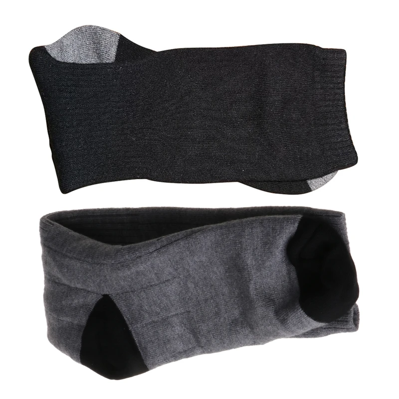 Men Women Winter Warm Electric Heating Socks 3 Gears Adjustable Temperature 3.7V Rechargeable Heated Cotton Stockings