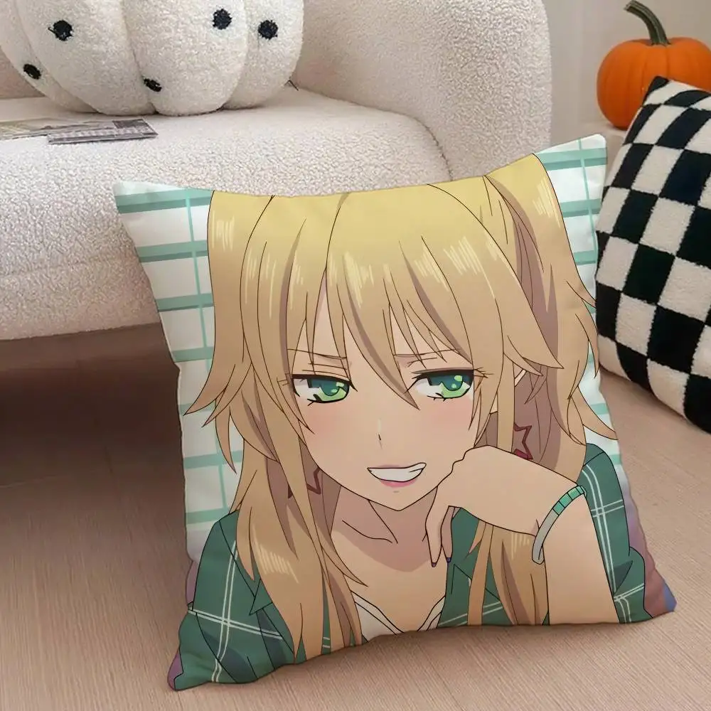 GL Anime C-Citrus Hot Kissenbezug, Anti-Dustmite-Kissenbezug, unsichtbarer Reißverschluss, seidiger kurzer Plüsch-Sofa-Kissenbezug – Detail 14